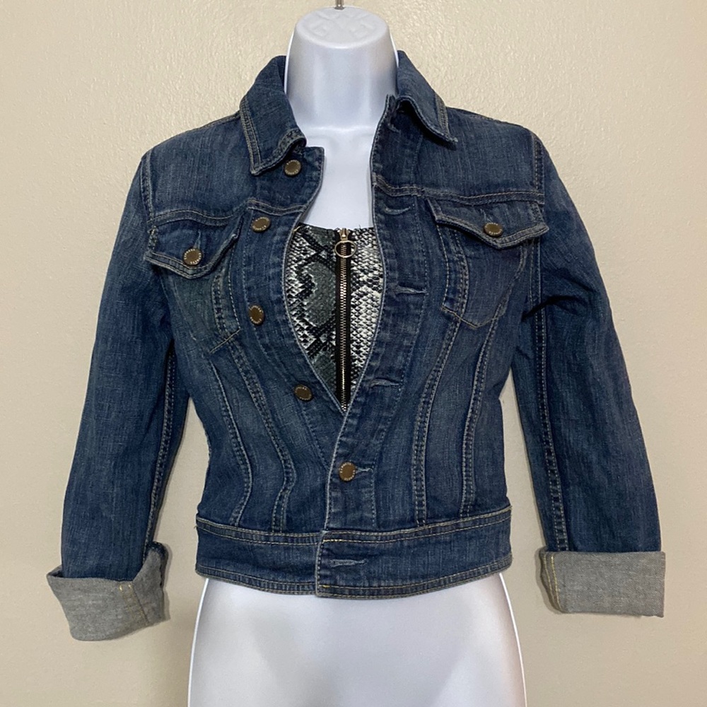 Express Precision Fit jean jacket